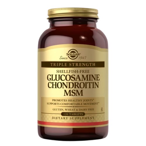 Solgar - Glukosamin Kondroitin MSM, 120 tabletter | Vitaminer och MineralerMSM | Apoteka