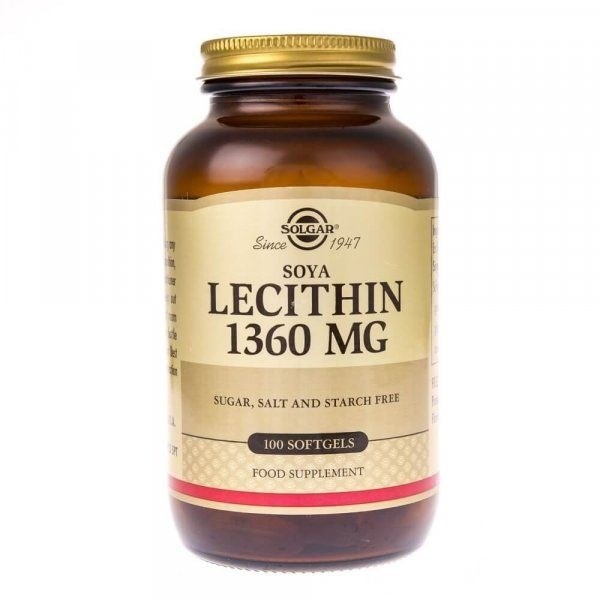 SOLGAR Soya Lecithin (100 caps)