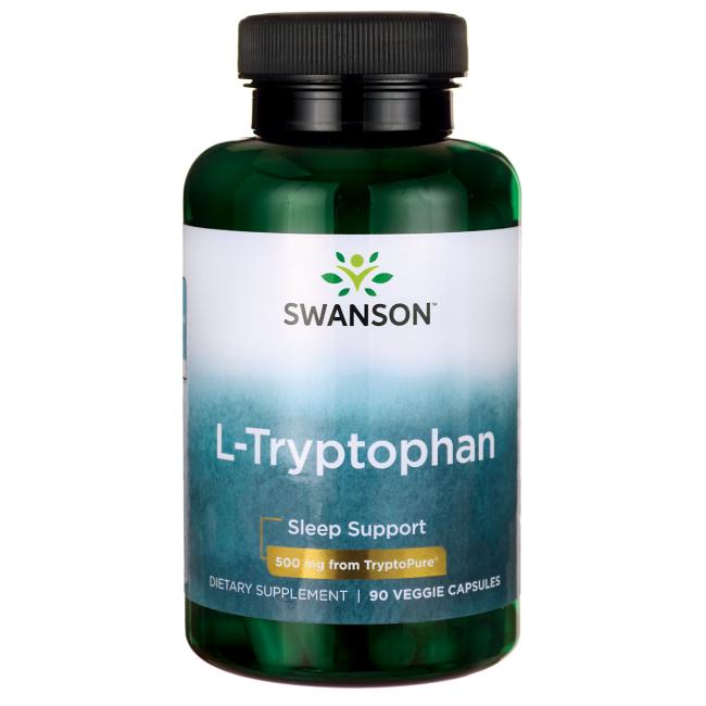 Swanson - AjiPure L-Tryptophan, 500 mg, 90 kapslar | Hälsa och välbefinnandeHälsokostNordisk vitalitet | Apoteka