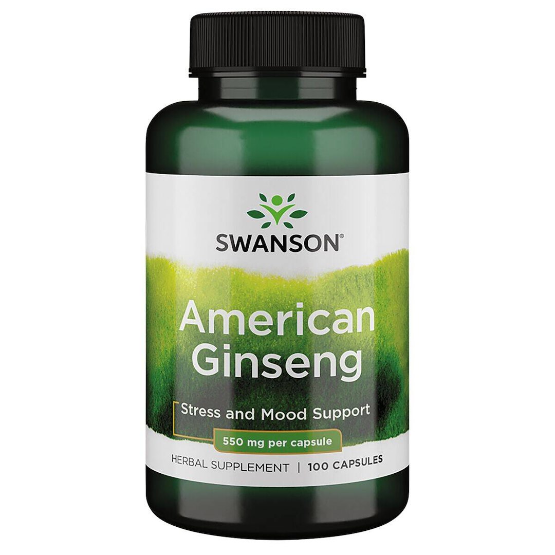 Swanson - Amerikansk Ginseng, 550 mg, 100 kapslar | Vitaminer och MineralerHälsa och välbefinnandeÖrttillskottHälsokostGinsengÖrter och växtbaserade preparat | Apoteka