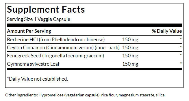 Swanson - Berberine Complex, 90 kapslar - Bild 3