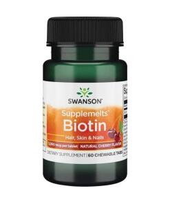 SWANSON Biotyna 60 tabletek do ssania