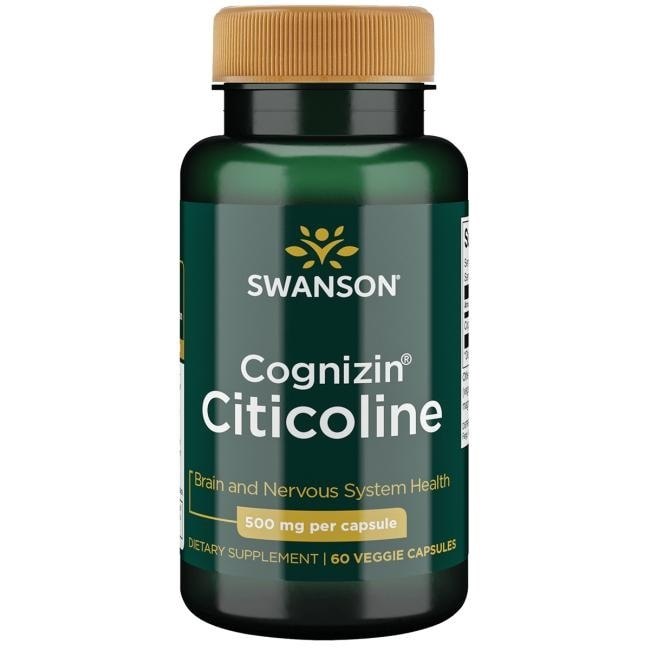 Swanson - Cognizin Citicoline, 500 mg, 60 kapslar | Vitaminer och MineralerHälsa och välbefinnandeHälsokostNordisk vitalitet | Apoteka