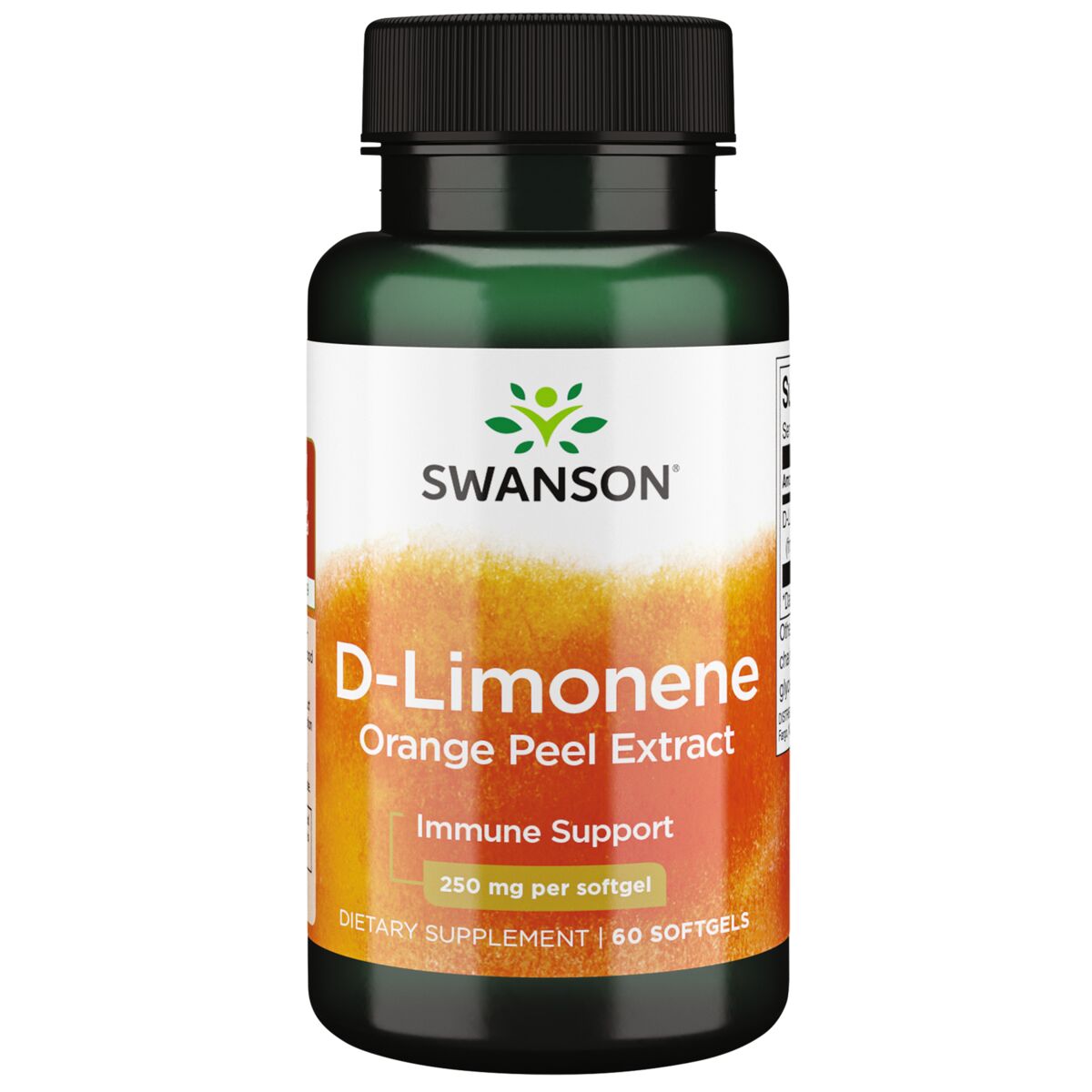 Swanson - D-Limonene Apelsinskal Extrakt, 250 mg, 60 kapslar | Hälsokost | Apoteka
