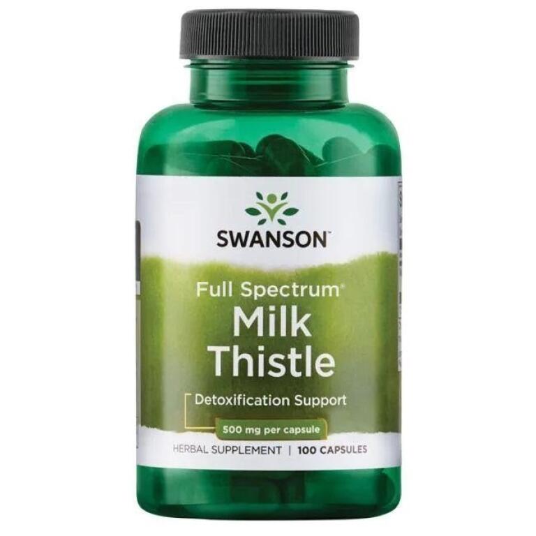SWANSON FS Milk Thistle 500mg 100 kaps