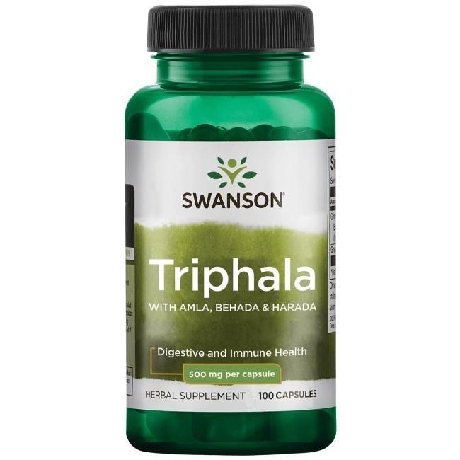 Swanson - Triphala med Amla, Behada &amp; Harada, 500 mg (100 kapslar) | Vitaminer och MineralerHälsa och välbefinnandeÖrttillskottHälsokostMatsmältningshälsaÖrter och växtbaserade preparat | Apoteka