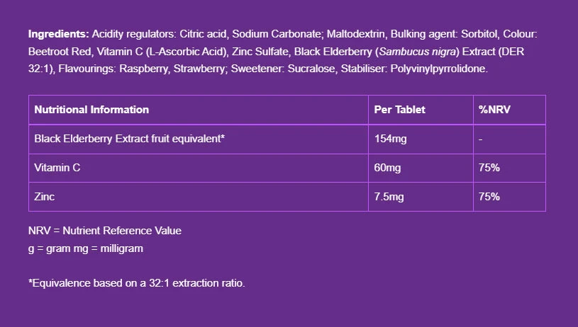 Sambucol - Sambucol Immuno Brustabletter, 15 stycken - Bild 4