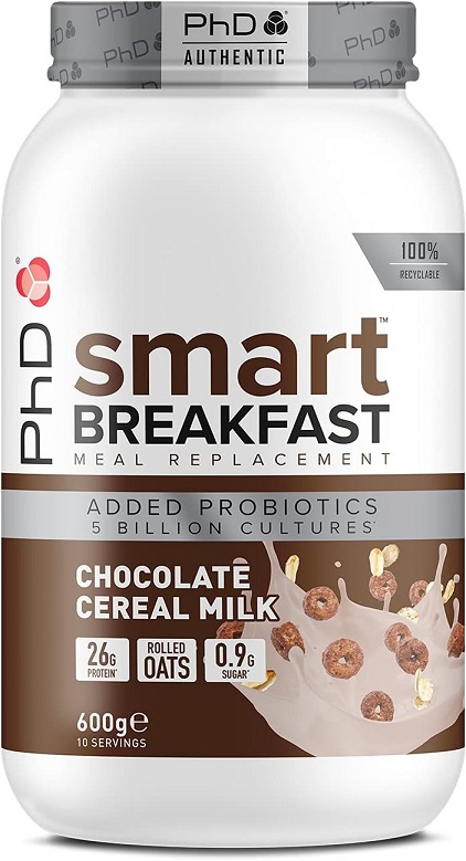 PhD - Smart Breakfast, Chokladflingor med Mjölk, 600g | Hälsa och välbefinnandeHälsokostProbiotika | Apoteka