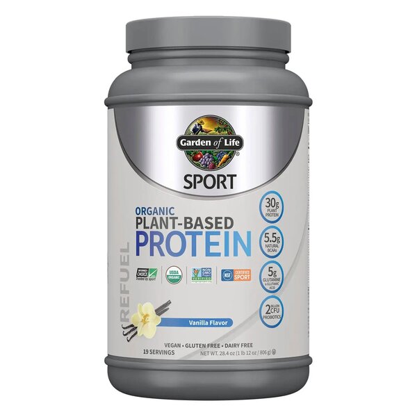 Garden of Life - Sport Växtbaserat Protein, Vanilj - 806g | Veganska produkterHälsa och välbefinnandeHälsokostNordisk vitalitetBiohacking | Apoteka