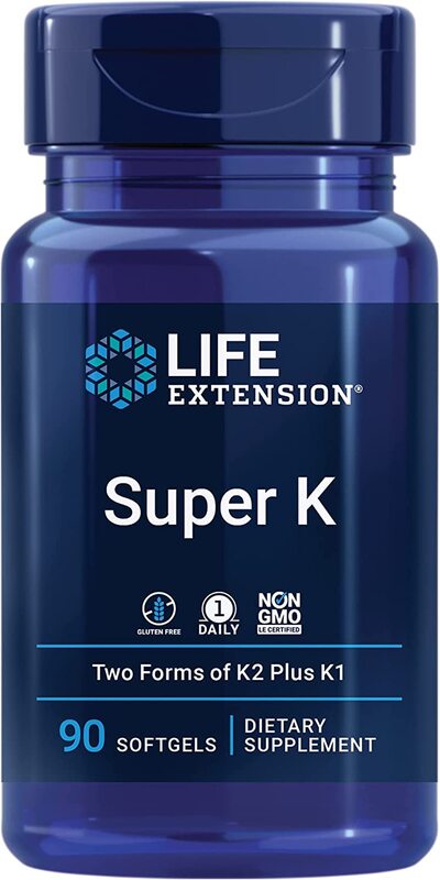 Life Extension - Super K, 90 mjukkapslar - Bild 4