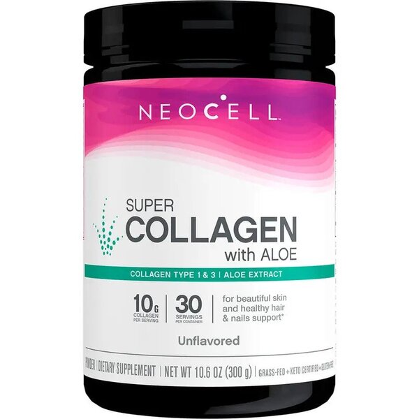 NeoCell - Super Kollagen med Aloe, 300g | Hälsa och välbefinnandeHår och naglarHälsokostKollagenNordisk vitalitet | Apoteka