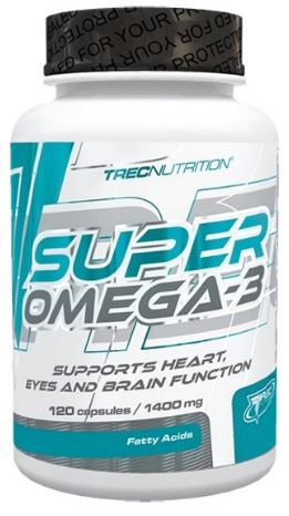 Trec Nutrition - Super Omega-3, 120 kapslar | Vitaminer och MineralerOmegas - EFA - CLA - oljorOmega och fiskoljaHälsokost | Apoteka