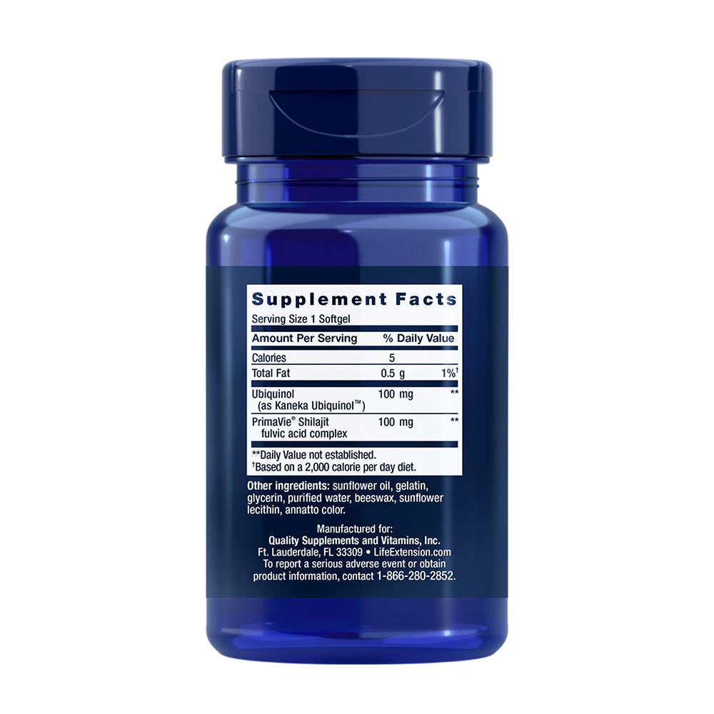 Life Extension - Super Ubiquinol CoQ10 med Förstärkt Mitokondriestöd, 100 mg - 30 mjukkapslar - Bild 5