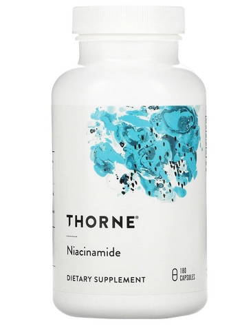 Thorne Research - Niacinamid, 180 kapslar | Vitaminer och MineralerNiacin | Apoteka