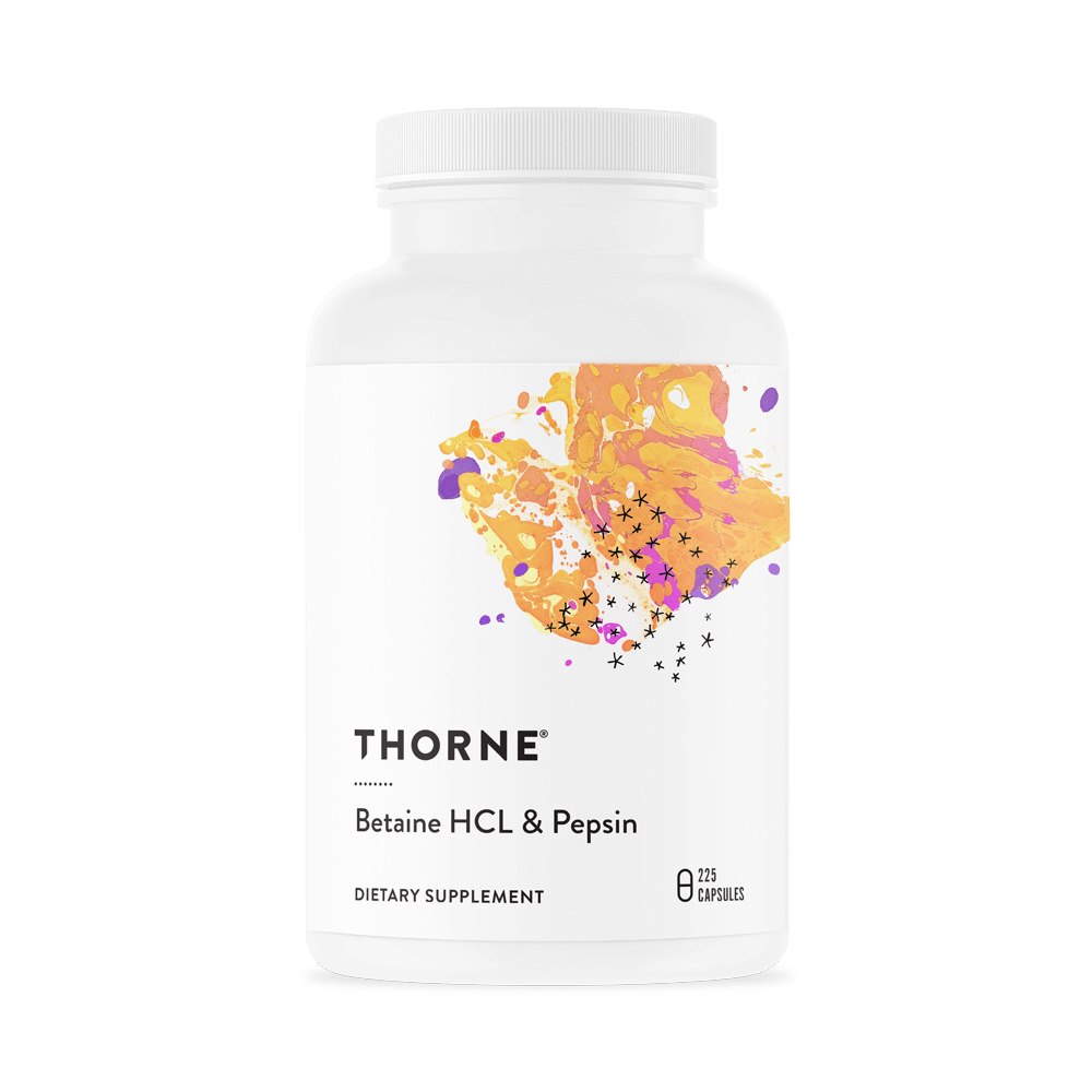Thorne Research - Betain HCL & Pepsin, 225 kapslar | Vitaminer och MineralerMatsmältningshälsa | Apoteka