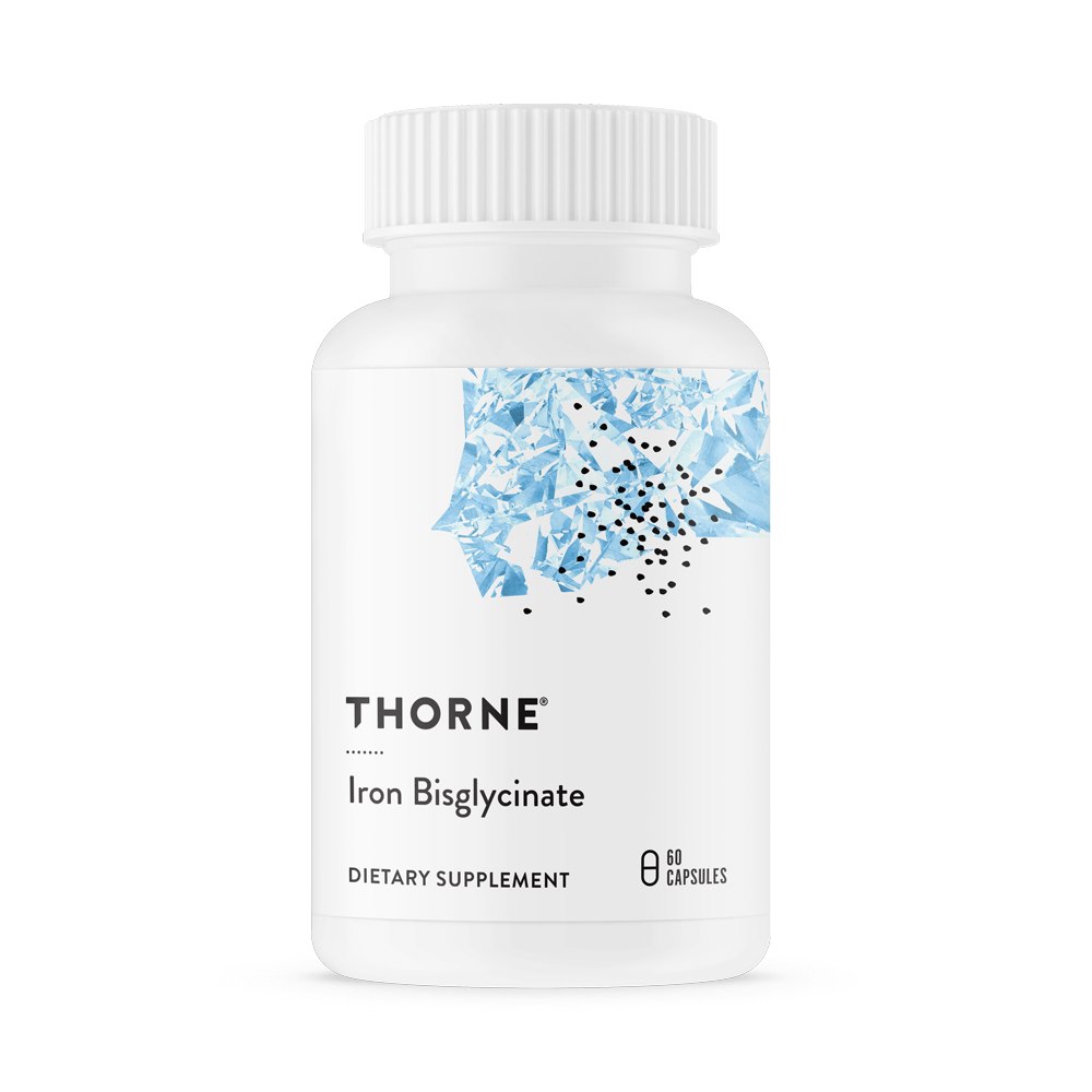 Thorne Research - Järn Bisglycinat, 60 kapslar | Vitaminer och MineralerVissa mineralerJärn | Apoteka
