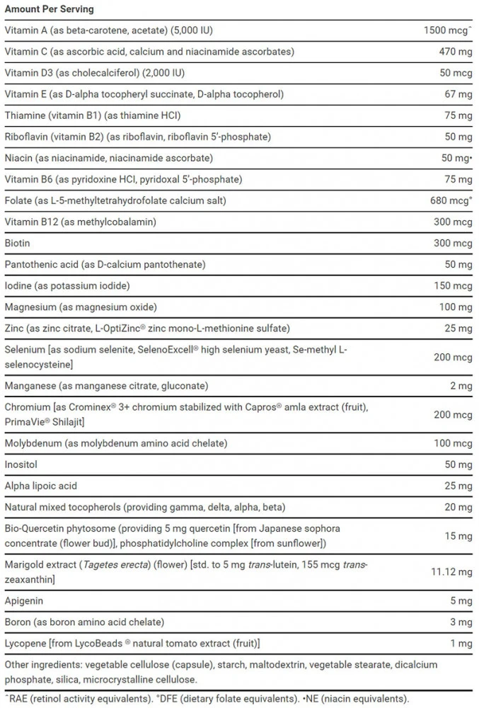 Life Extension - Two-Per-Day Multivitamin, 60 kapslar - Bild 5