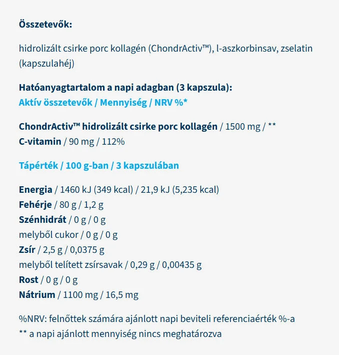 USA Medical - ChondrActiv™ Typ II Kollagen, 90 kapslar - Bild 2