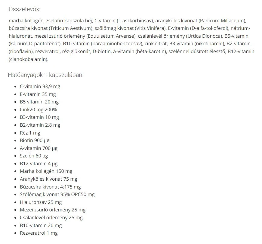 USA Medical - Hair & Beauty, 60 kapslar - Bild 2