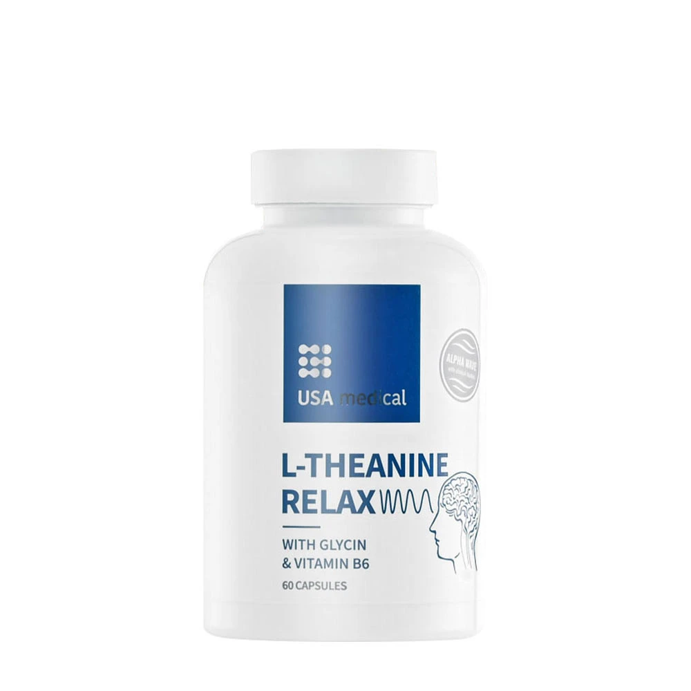 USA Medical - L-Theanine Relax, 60 kapslar | Hälsokost | Apoteka
