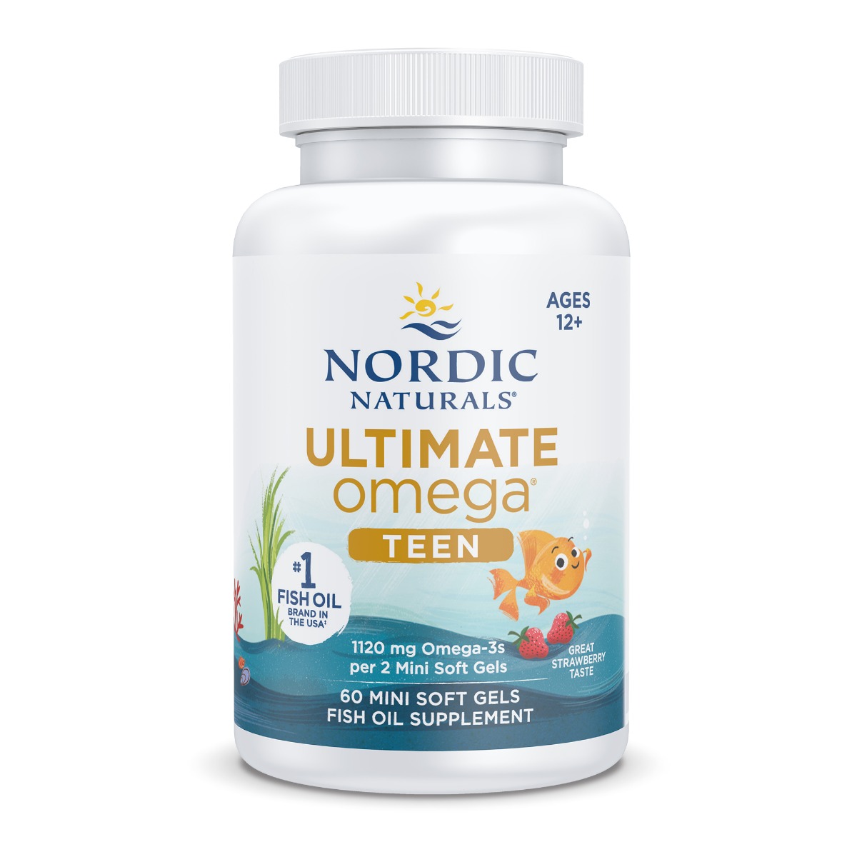 Nordic Naturals - Ultimate Omega 2X TEEN, 60 mini-kapslar - Bild 3