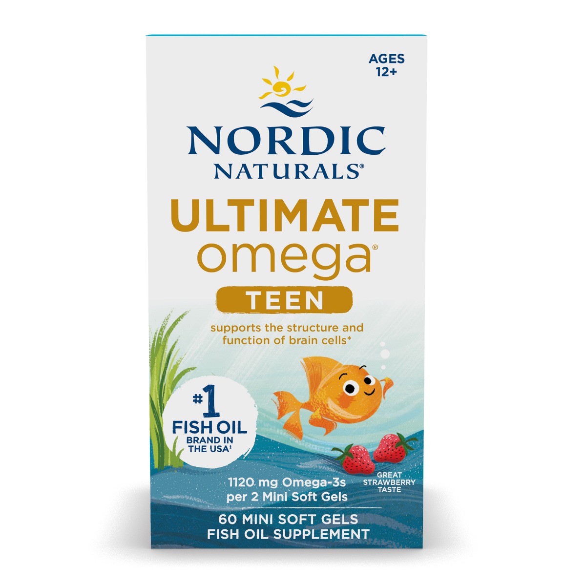 Nordic Naturals - Ultimate Omega 2X TEEN, 60 mini-kapslar - Bild 4