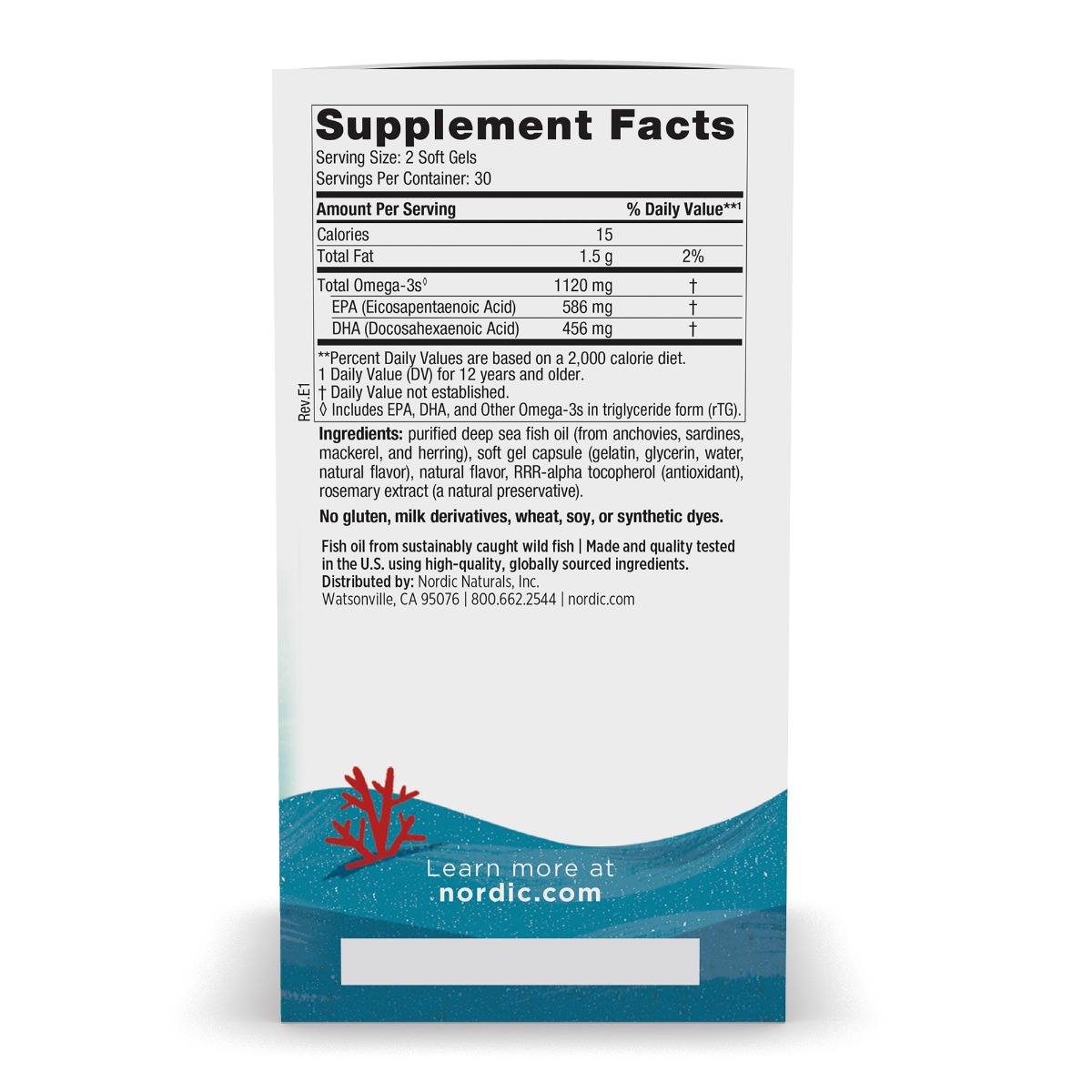 Nordic Naturals - Ultimate Omega 2X TEEN, 60 mini-kapslar - Bild 6