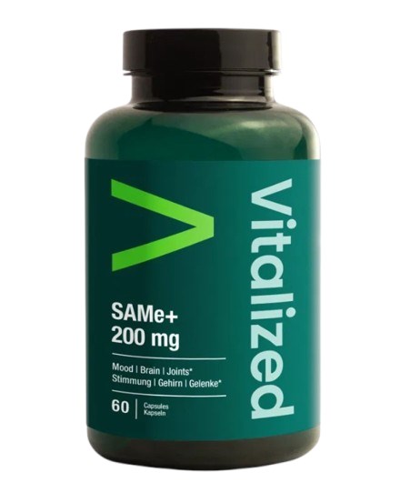 Vitalized - SAMe+, 200 mg, 60 kapslar | Vitaminer och MineralerFolsyra | Apoteka