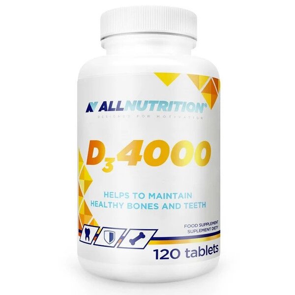 Allnutrition - Vit D3 4000, 120 tabletter | Hälsa och välbefinnandeHälsokost | Apoteka