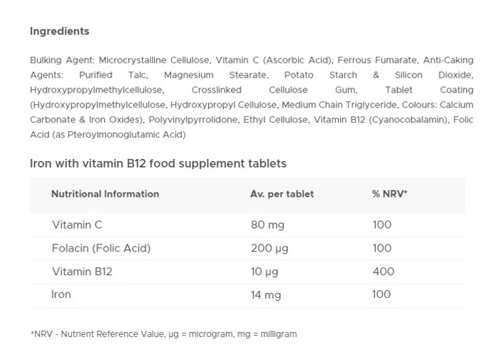 Vitabiotics - Ultra Iron, 30 tabletter - Bild 4