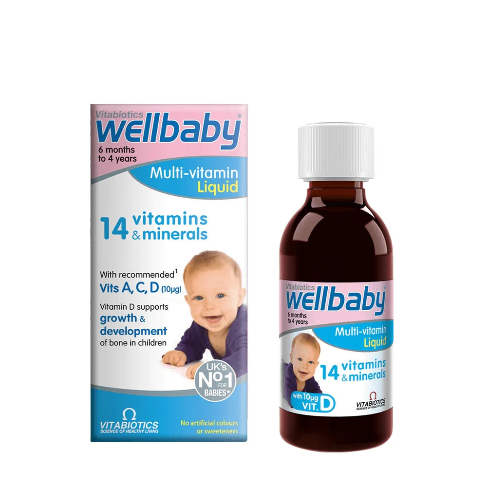 Vitabiotics - Wellbaby Multivitamin Flytande, 150 ml | MultivitaminerHälsokost | Apoteka