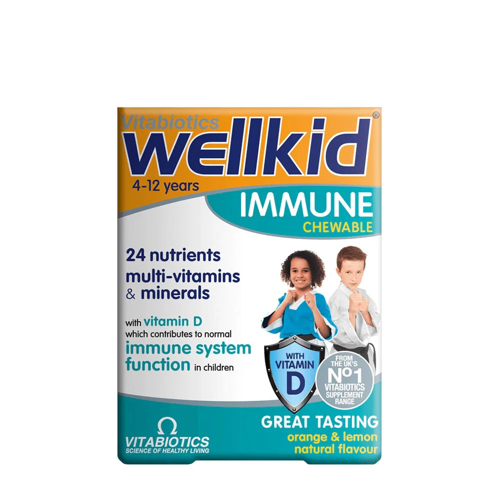 Vitabiotics - Wellkid Immune Tuggtabletter, 30 stycken | Hälsokost | Apoteka
