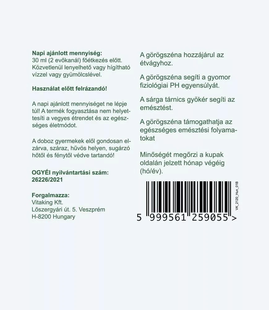 Vitaking - Appetito Plus, Örtbaserad Sirap, 200 ml - Bild 7