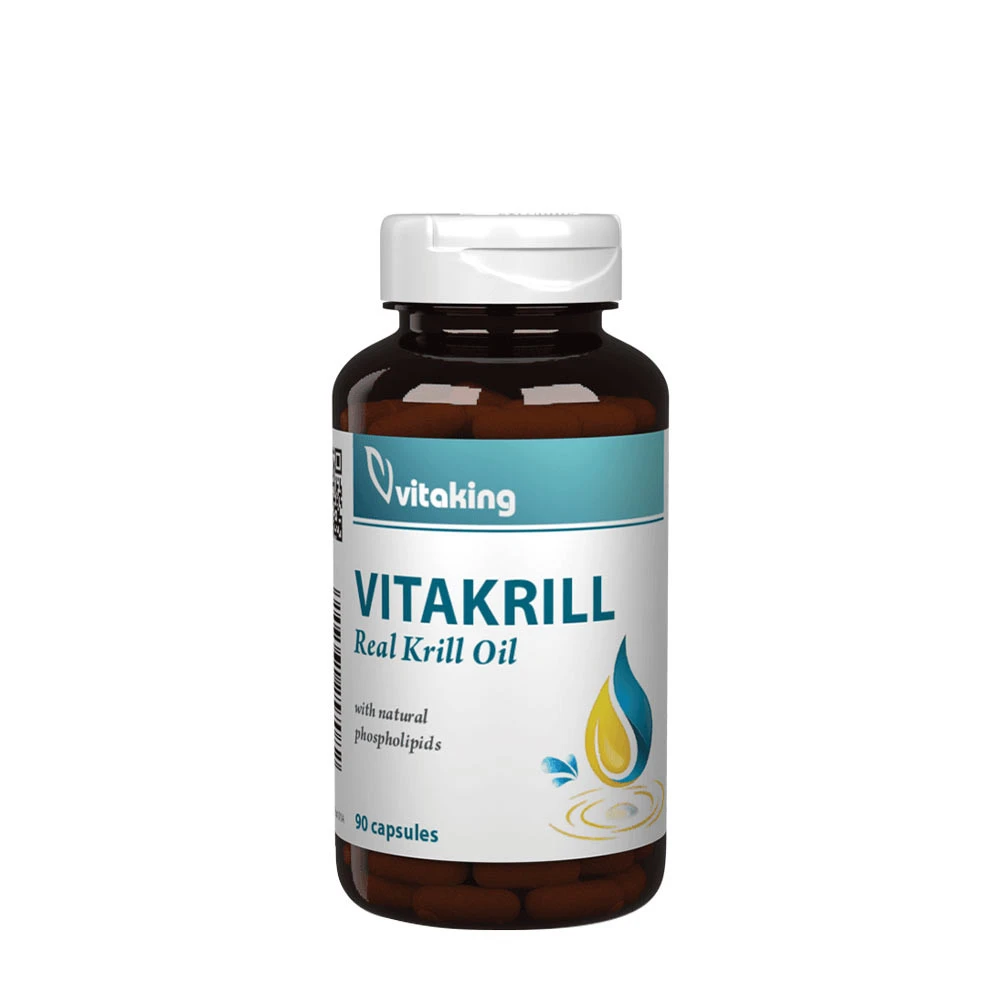 Vitaking - Vitakrillolja, 500 mg (90 Mjukkapslar) | HälsokostKrilloljaAstaxantin | Apoteka