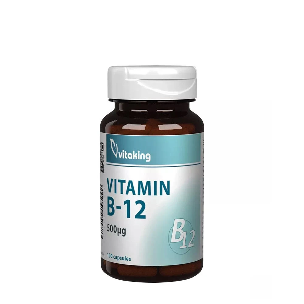Vitaking - Vitamin B-12, 500 mcg, 100 kapslar | Hälsokost | Apoteka