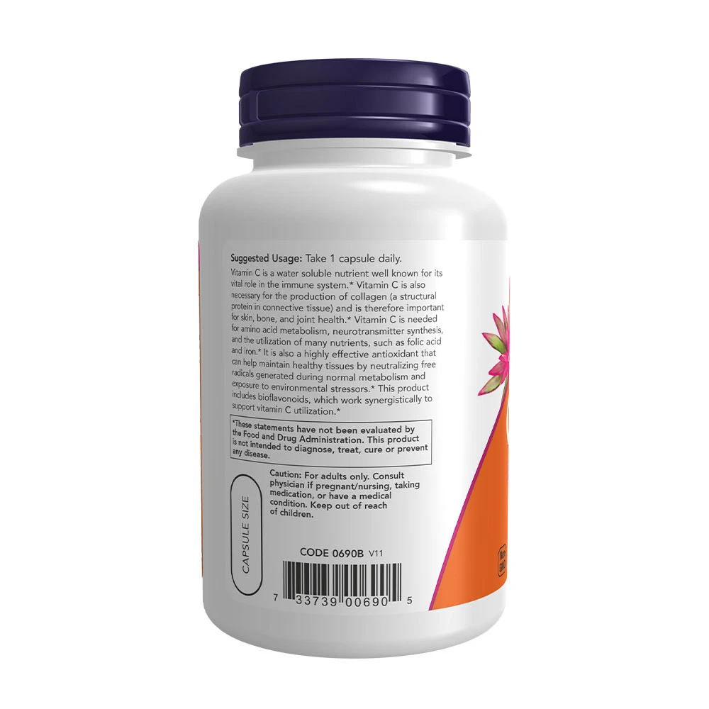 NOW - Vitamin C-1000, 1000 mg - Bild 5
