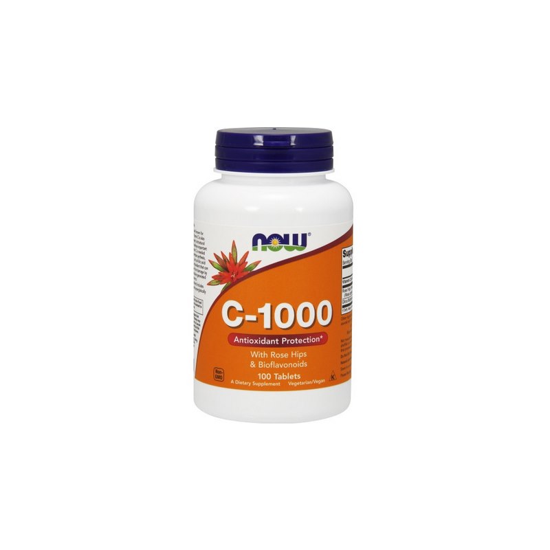 Vitamin C-1000 with Rose Hips & Bioflavonoids - 100 tablets
