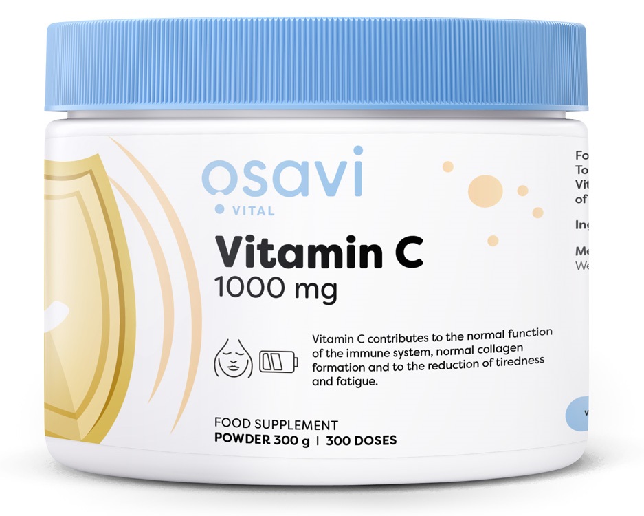 Osavi - Vitamin C Pulver, 1000 mg - 300 g | Vitaminer och MineralerHälsa och välbefinnandeHälsokostBarns hälsa | Apoteka