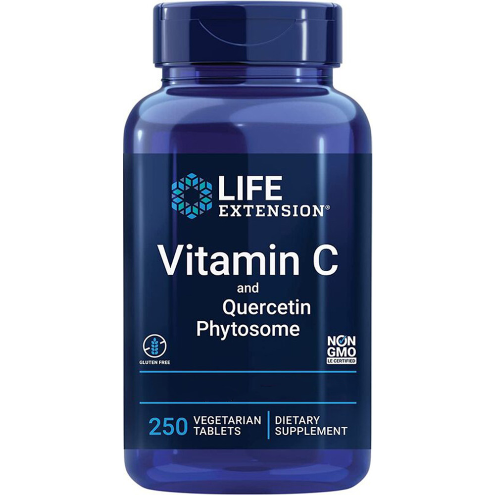Life Extension - Vitamin C och Quercetin Fytosom, 250 vegetabiliska tabletter - Bild 4