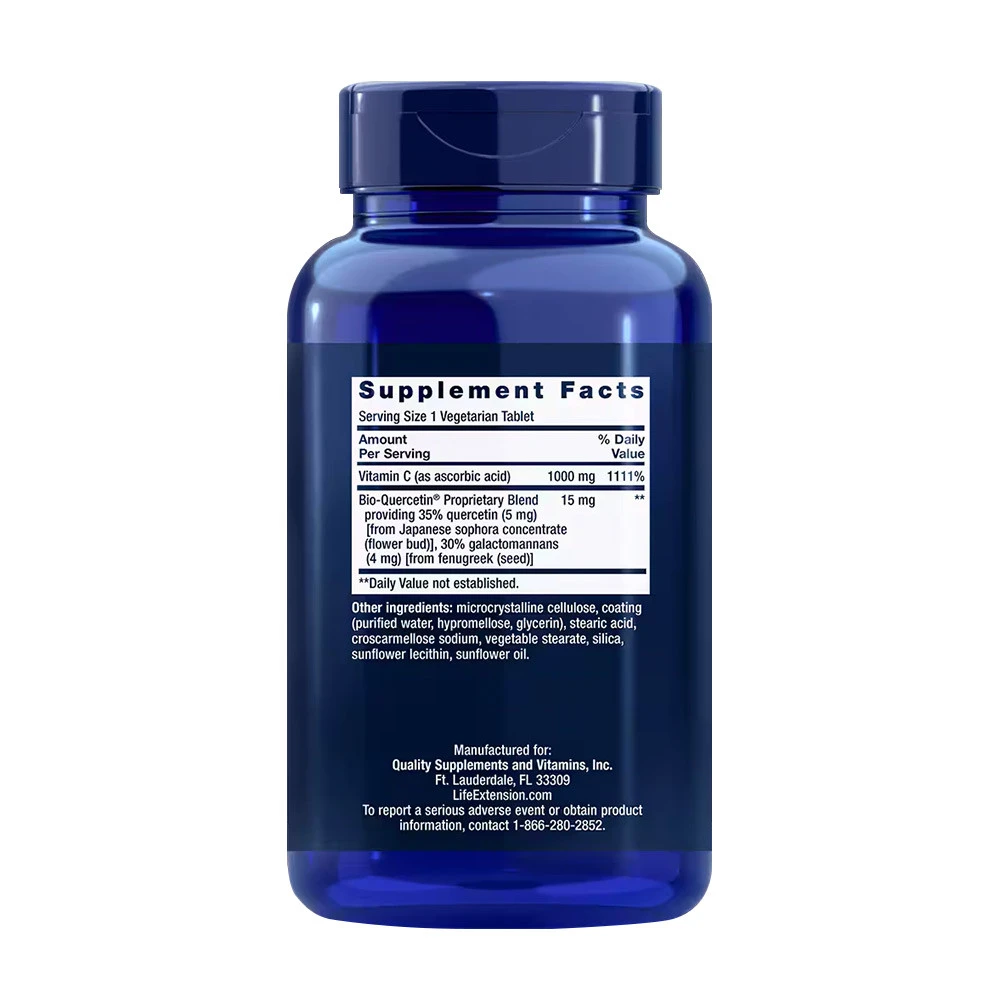 Life Extension - Vitamin C och Quercetin Fytosom, 250 vegetabiliska tabletter - Bild 7