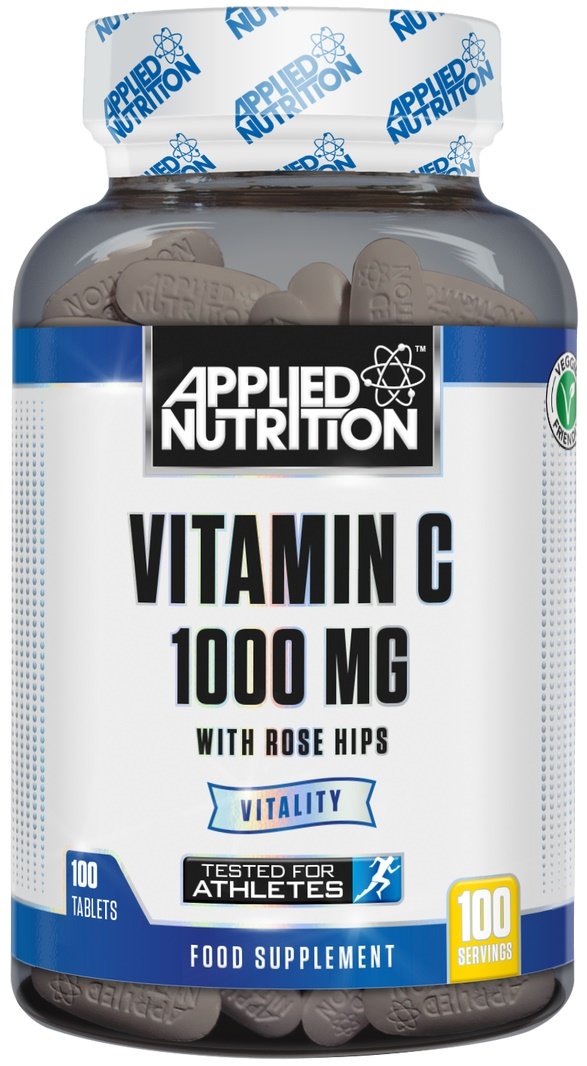 Applied Nutrition - Vitamin C med Nypon, 1000 mg - 100 tabletter | Vitaminer och MineralerVissa vitaminerC-vitaminHälsokost | Apoteka