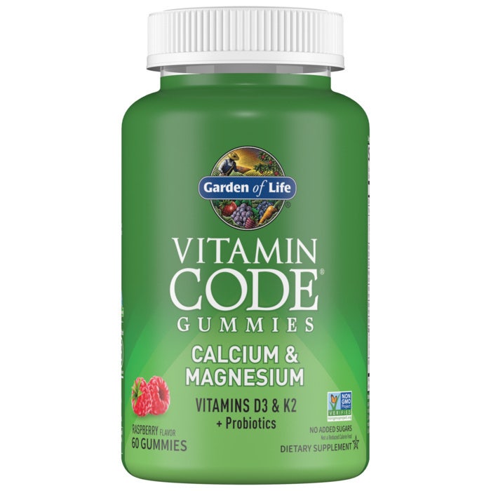 Garden of Life - Vitamin Code Kalcium &amp; Magnesium Gummies, Hallon - 60 gummies | Vitaminer och MineralerHälsa och välbefinnandeHälsokostMagnesium | Apoteka