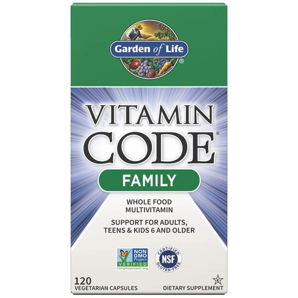 Garden of Life - Vitamin Code Family, 120 kapslar | Vitaminer och MineralerHälsa och välbefinnandeMultivitaminerHälsokostNordisk vitalitetBiohacking | Apoteka