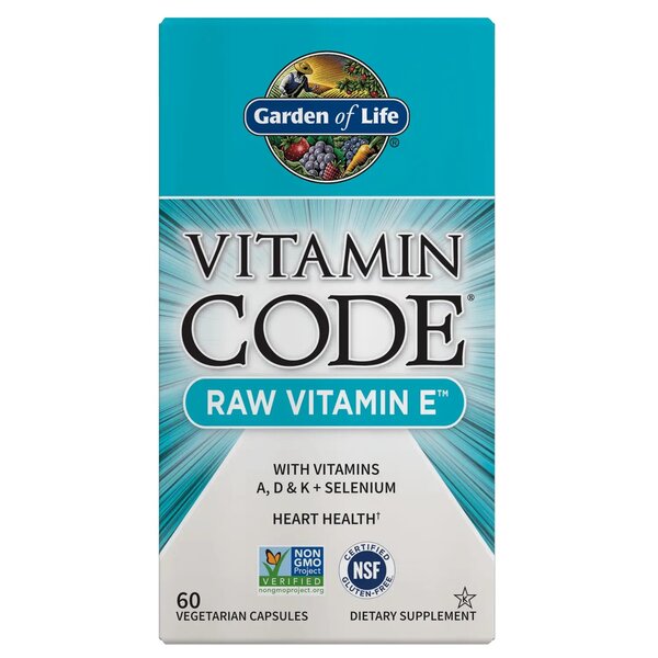 Garden of Life - Vitamin Code Raw Vitamin E, 60 kapslar | Vitaminer och MineralerHälsa och välbefinnandeHälsokostNordisk vitalitetBiohacking | Apoteka