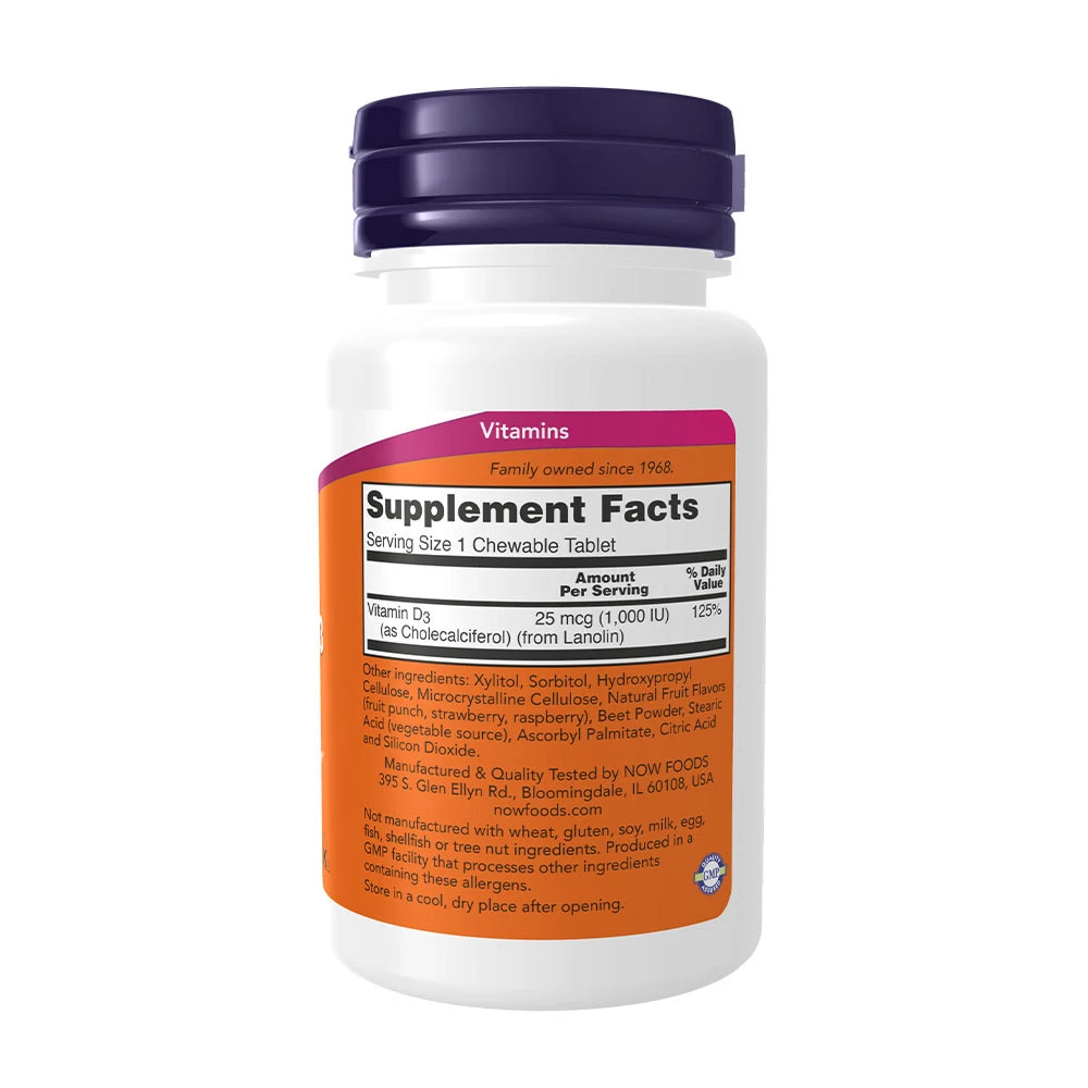 NOW - Vitamin D-3, 1000 IE - Bild 5