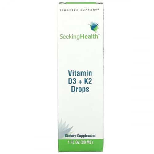 Seeking Health - Vitamin D3 + K2 Droppar, 30 ml | Vitaminer och MineralerHälsa och välbefinnandeVissa vitaminerD-vitaminImmunförsvaretHälsokostD3 | Apoteka