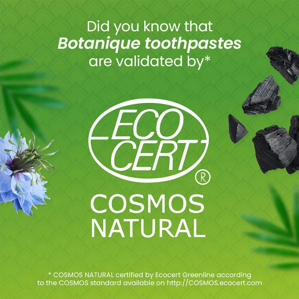 Himalaya - Blekande Tandkräm med Kol och Svartfröolja, Mint, 75 ml - Bild 4