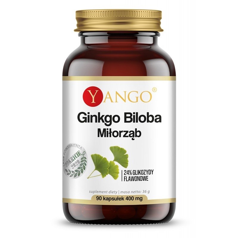 Yango - Ginkgo Biloba, 90 kapslar | Vitaminer och MineralerHälsa och välbefinnandeÖrttillskottÖrter och växtbaserade preparat | Apoteka