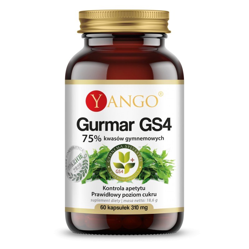 YANGO Gurmar GS4 - 75% gymnemic acid (60 caps)