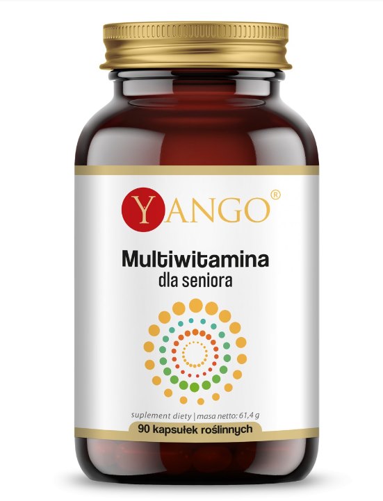 Yango - Multivitamin för äldre, 90 kapslar | Vitaminer och MineralerMultivitaminer | Apoteka